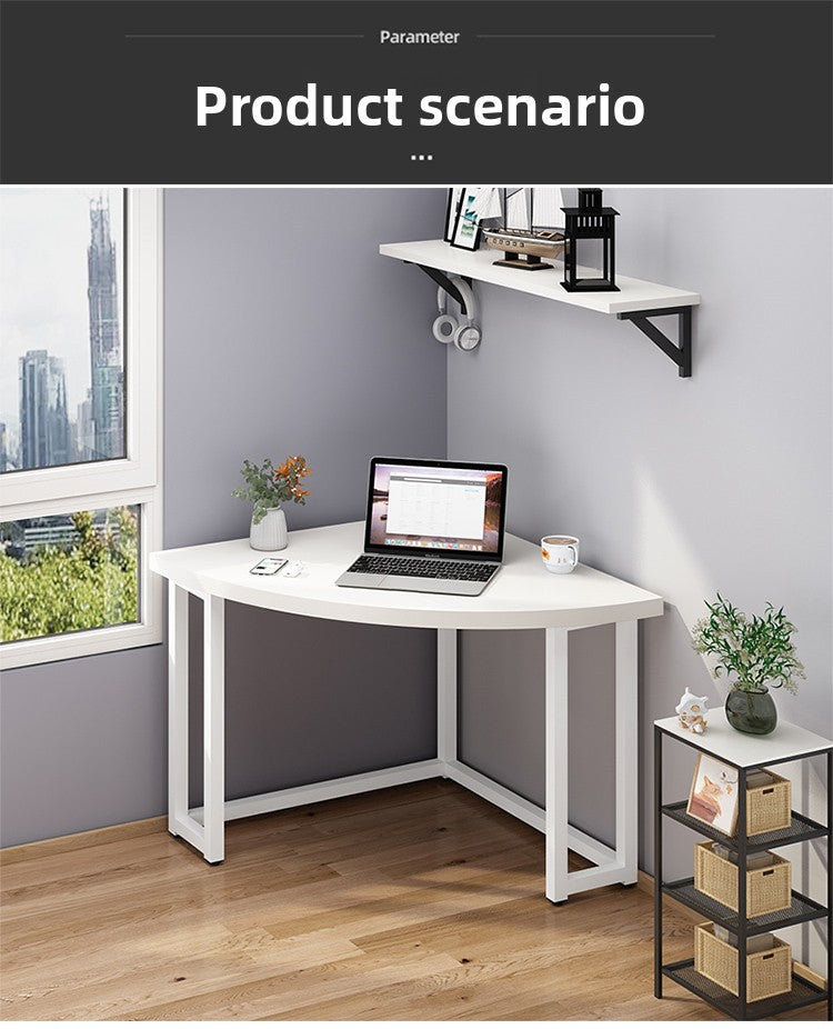 Computer desk corner desk desk triangle table corner desk simple household small apartment corner table design