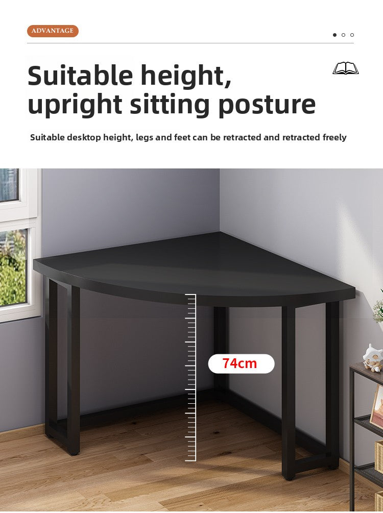 Computer desk corner desk desk triangle table corner desk simple household small apartment corner table design
