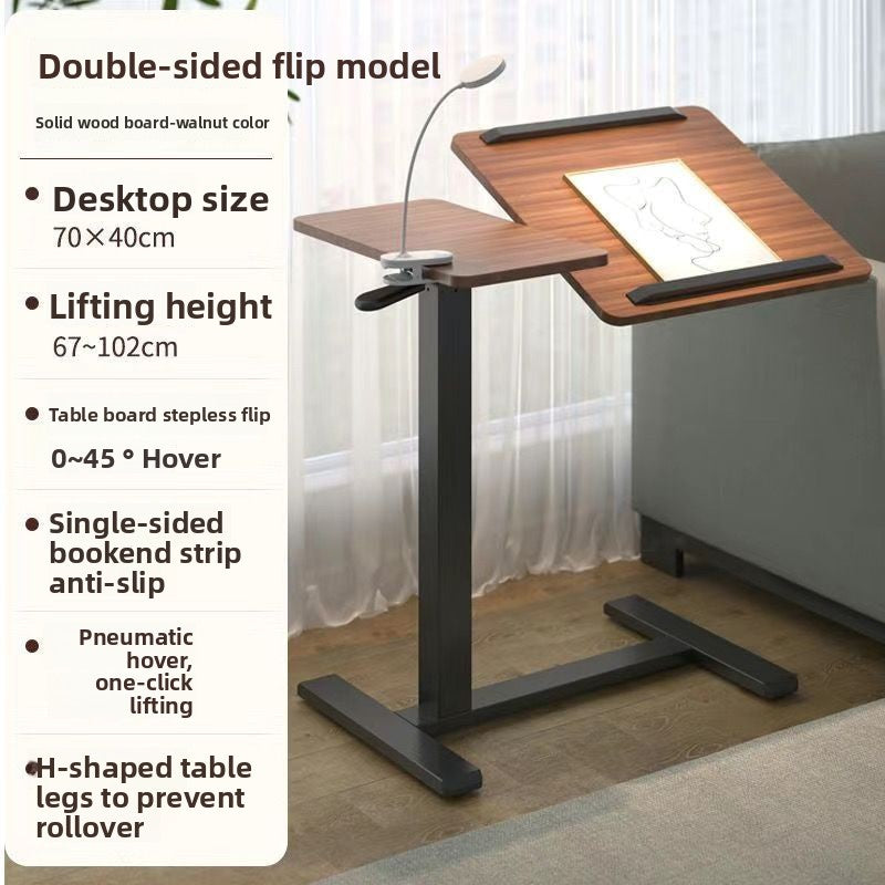 Bedside table removable lifting computer table living room sofa side desk home bedroom any table study table
