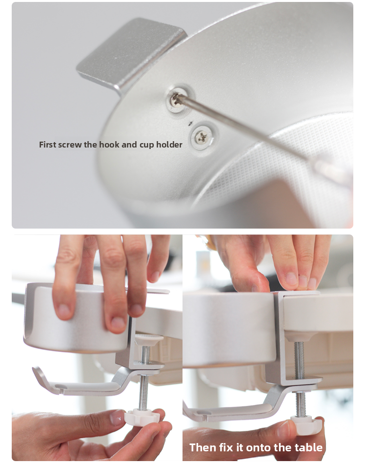 The Cup Holder By The Table, The Earphone Holder, The Rotatable Earphone Holder, The Waterproof Cup Without Punching Holes, Knocks Down