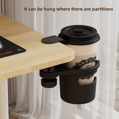 Office Desktop Fixed Water Cup Holder, Table Side Storage, Water Cup Clip Bracket, Water Cup Bracket, Computer Desk Rack