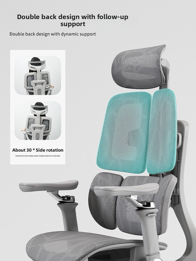 Saigu Ergonomic Chair Computer Chair Waist Back Office Seat Home Sitting Comfortable Gaming Chair Rotary Chair