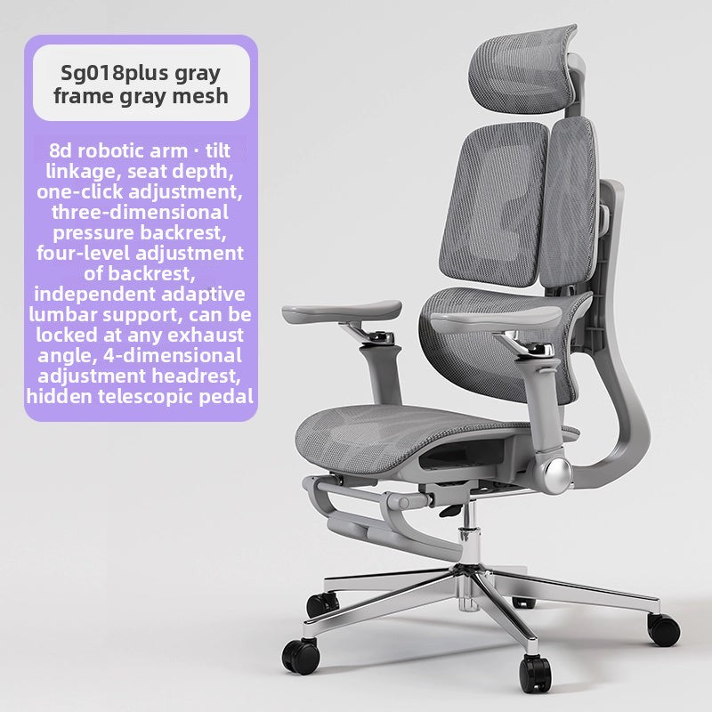 Saigu Ergonomic Chair Computer Chair Waist Back Office Seat Home Sitting Comfortable Gaming Chair Rotary Chair