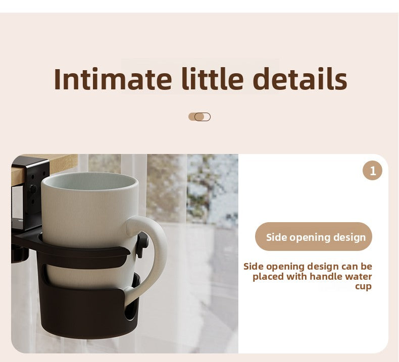 Office Desktop Fixed Water Cup Holder, Table Side Storage, Water Cup Clip Bracket, Water Cup Bracket, Computer Desk Rack