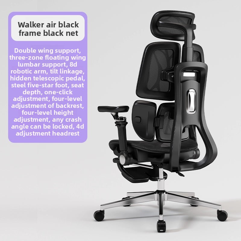 Saigu Ergonomic Chair Computer Chair Waist Back Office Seat Home Sitting Comfortable Gaming Chair Rotary Chair