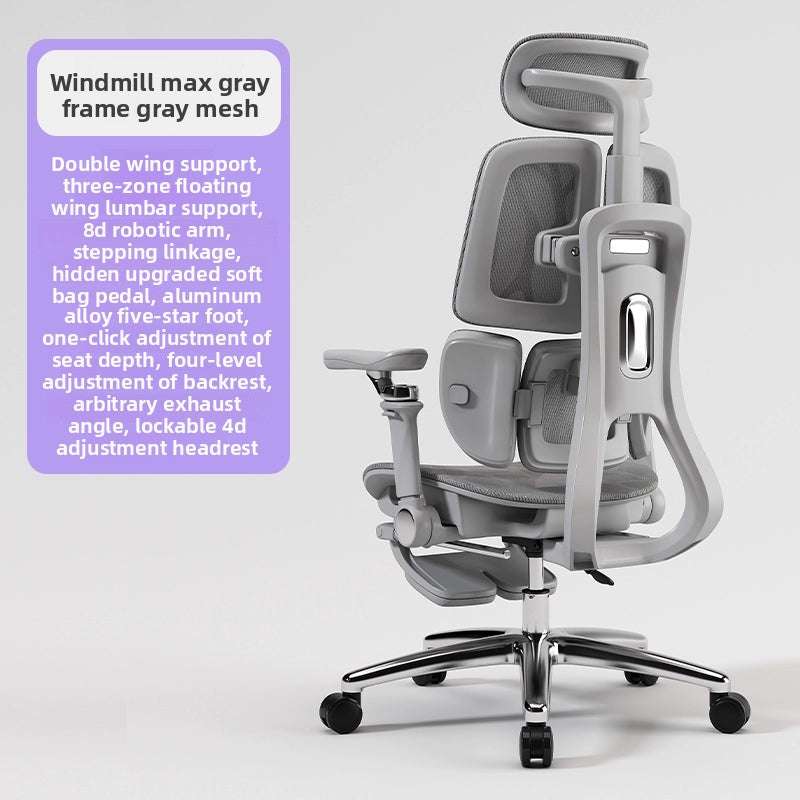 Saigu Ergonomic Chair Computer Chair Waist Back Office Seat Home Sitting Comfortable Gaming Chair Rotary Chair