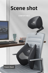 Chair Headrest Office Computer Chair Headrest Adjustable Seat Back Raised Head Support Sleeping Pillow No Punching Waist Pillow