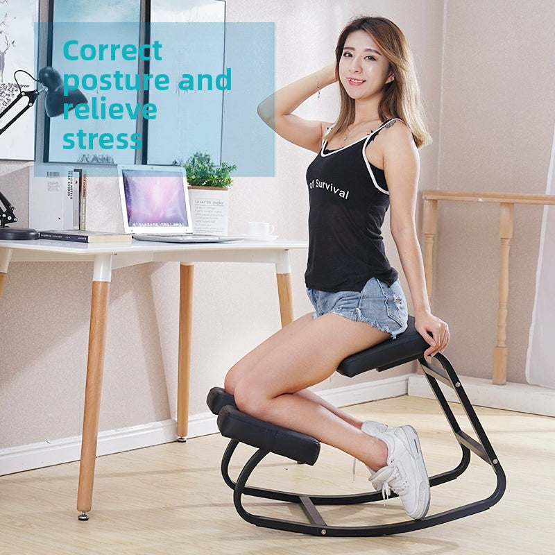 Creative Computer Chair Home Office Chair Ergonomic Corrective Chair Kneeling Chair Adult, Sitting Position Chair Student