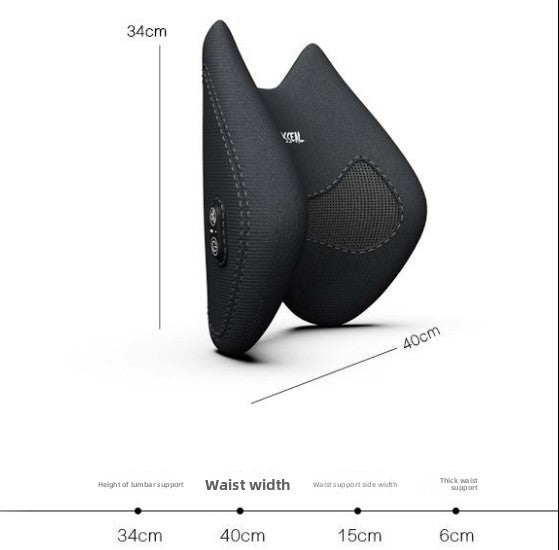Chair Headrest Office Computer Chair Headrest Adjustable Seat Back Raised Head Support Sleeping Pillow No Punching Waist Pillow