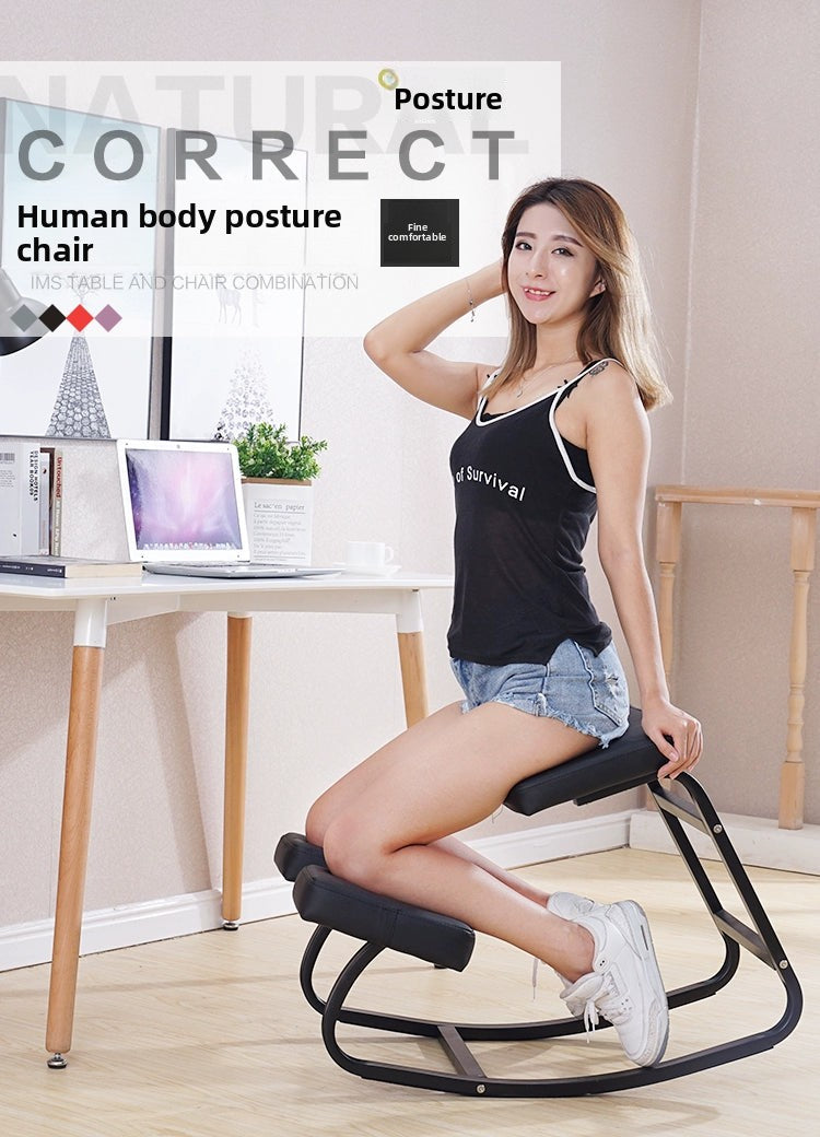 Creative Computer Chair Home Office Chair Ergonomic Corrective Chair Kneeling Chair Adult, Sitting Position Chair Student