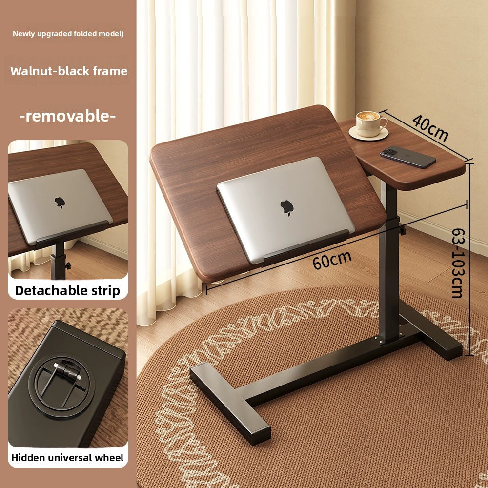 Bedside Table Removable Lifting Computer Table Living Room Sofa Side Folding Table Desk Home Bedroom Bedside Study Table Writing Table Removable Table Girls Small Simple Rental Table