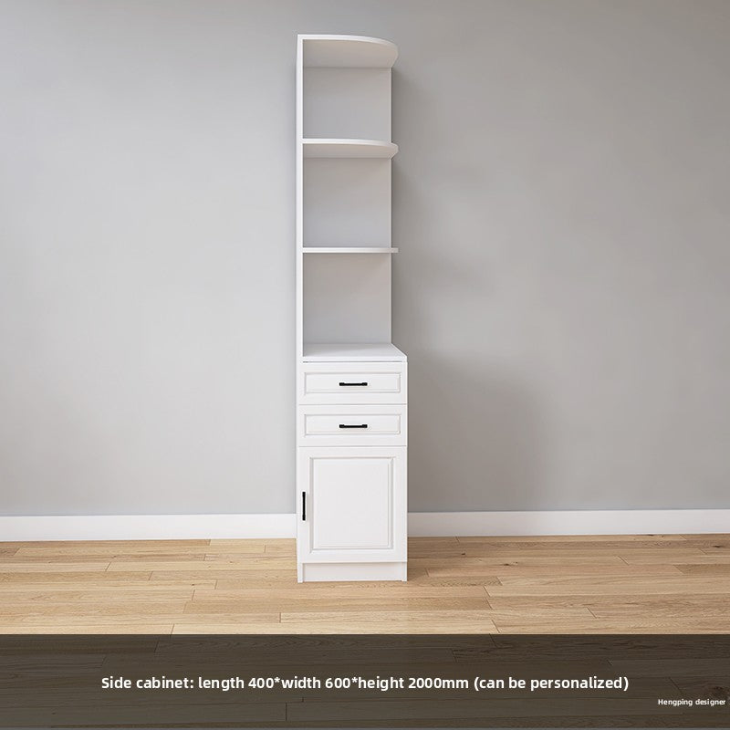 Corner Wardrobe Household Bedroom Small Apartment Solid Wood 90 Degree Master Bedroom Corner 7-character L-shaped Corner Wardrobe Combination Storage