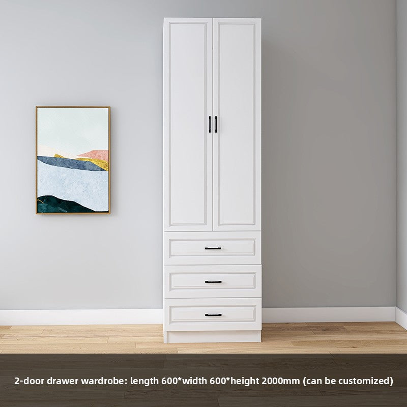 Corner Wardrobe Household Bedroom Small Apartment Solid Wood 90 Degree Master Bedroom Corner 7-character L-shaped Corner Wardrobe Combination Storage