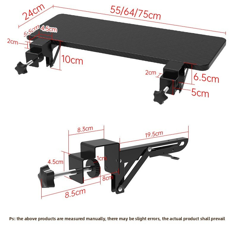 Desktop Extension Board No Punching, Table Lengthened and Widened Extension Board with Drawers Available, Desk Extended Wrench Bracket