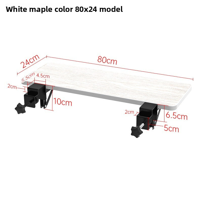 Desktop Extension Board No Punching, Table Lengthened and Widened Extension Board with Drawers Available, Desk Extended Wrench Bracket