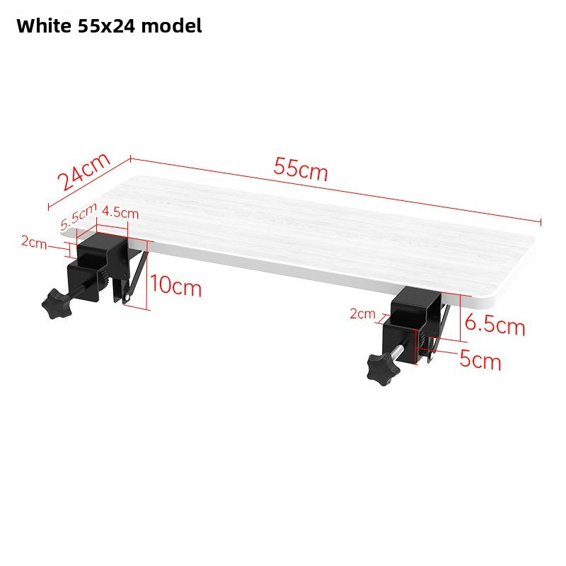 Desktop Extension Board No Punching, Table Lengthened and Widened Extension Board with Drawers Available, Desk Extended Wrench Bracket