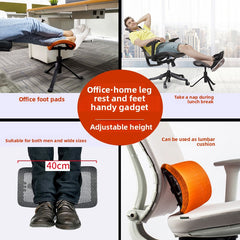 Lifting under the office table, ottoman, foot stool, leg support stool, nap, step on foot stool, pregnant woman, foot stool lying on Shu Bao